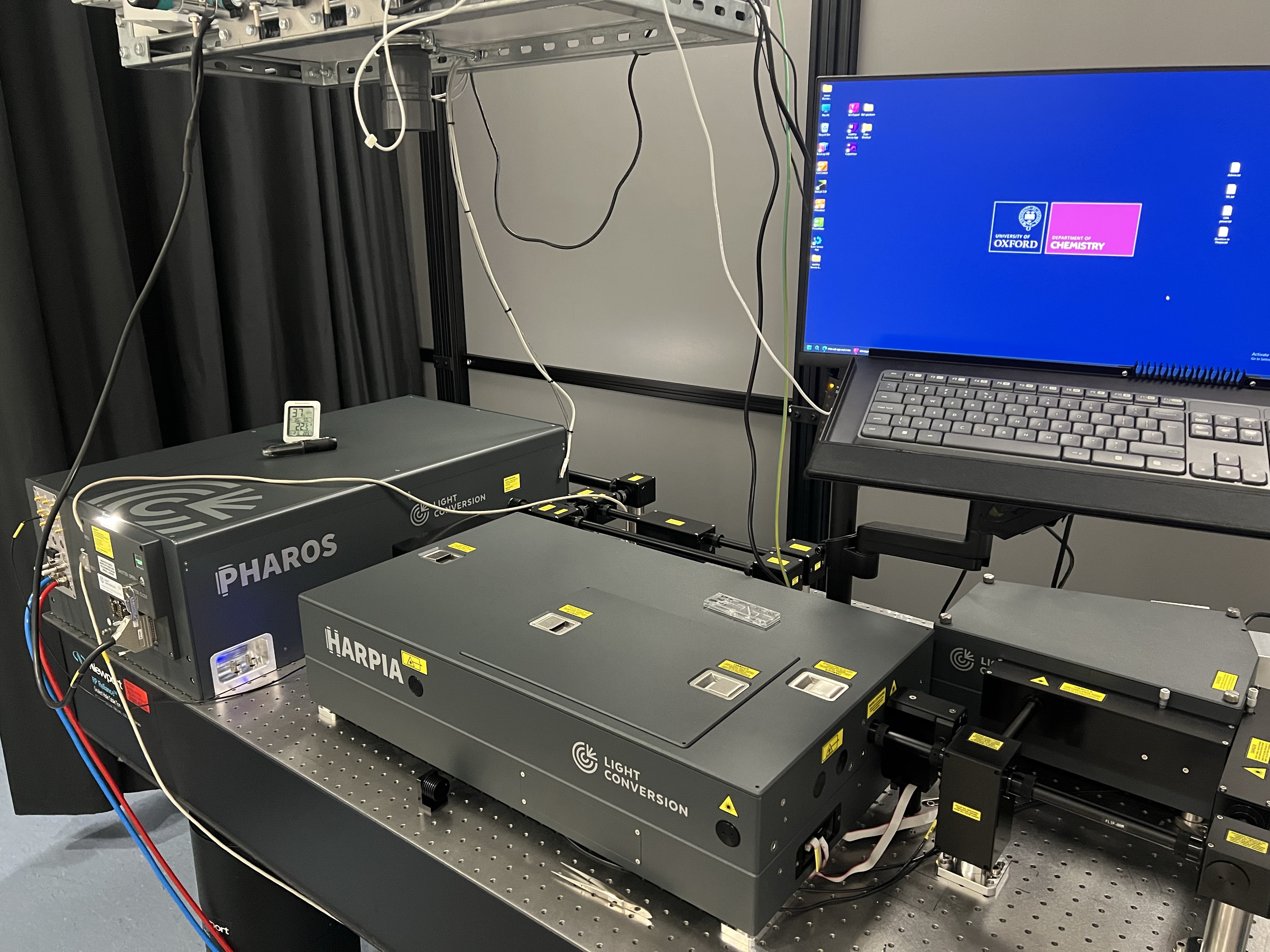 Image shows the femtosecod TAS system