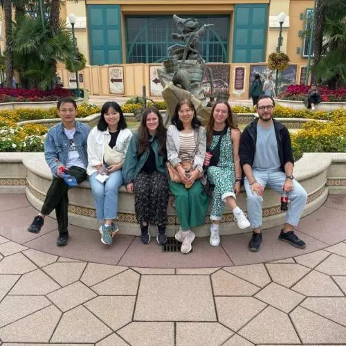 A few of us took a detour via Disneyland Paris on the way home!