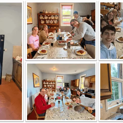 Food prepared (and eaten) by the group